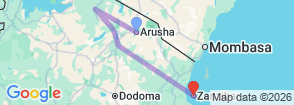 Tour route map