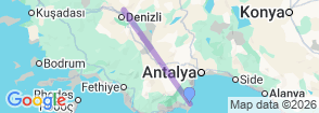 Tour route map