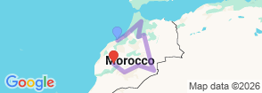 Tour route map