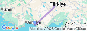Tour route map