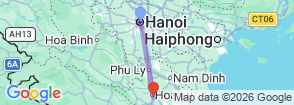 Tour route map