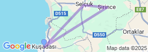 Tour route map