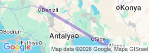 Tour route map