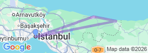 Tour route map