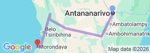 Tour route map