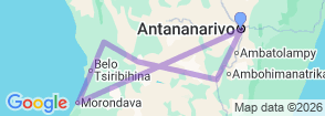 Tour route map