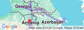 Tour route map