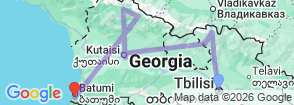 Tour route map