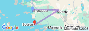 Tour route map
