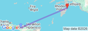 Tour route map