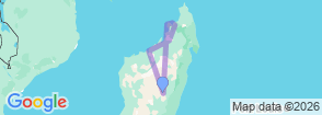 Tour route map