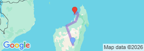 Tour route map