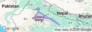 Tour route map