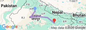 Tour route map