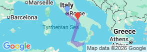 Tour route map