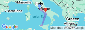 Tour route map