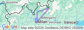 Tour route map
