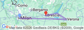 Tour route map