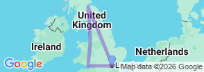 Tour route map