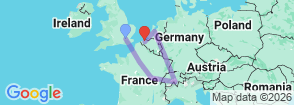 Tour route map