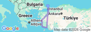 Tour route map