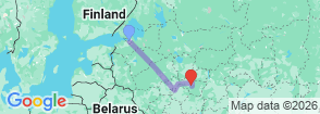 Tour route map