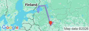 Tour route map