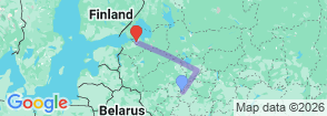 Tour route map