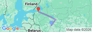 Tour route map