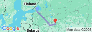 Tour route map