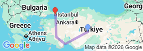 Tour route map