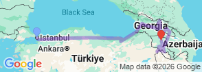 Tour route map