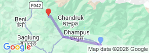 Tour route map