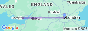 Tour route map
