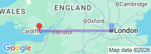 Tour route map