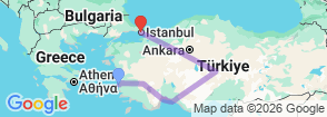 Tour route map