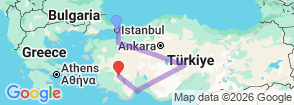 Tour route map