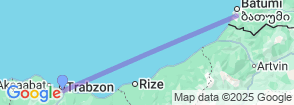 Tour route map