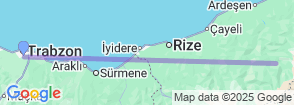 Tour route map