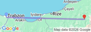 Tour route map