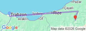 Tour route map