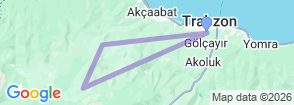 Tour route map