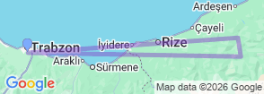 Tour route map