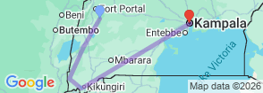 Tour route map