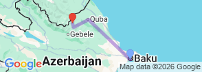 Tour route map