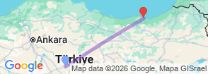 Tour route map