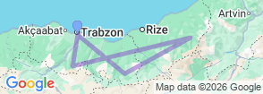 Tour route map