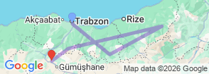 Tour route map