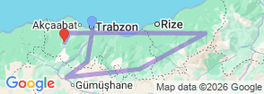 Tour route map