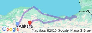 Tour route map